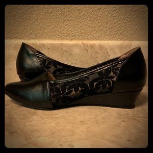 Black Spring Autumn Women Low Heel Shoes